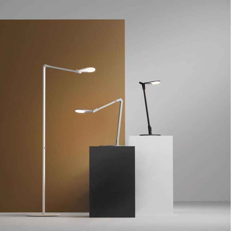 Splitty LED Desk Table Lamp, Matte Gray
