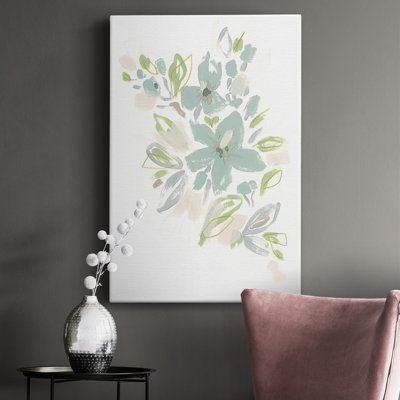 «Seafoam Petals IV», toile tendue avec châssis de qualité supérieure - prête à être accrochée
