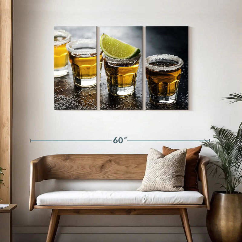 Yarlin Tequila Shot Glasses, 28" H x 45" W