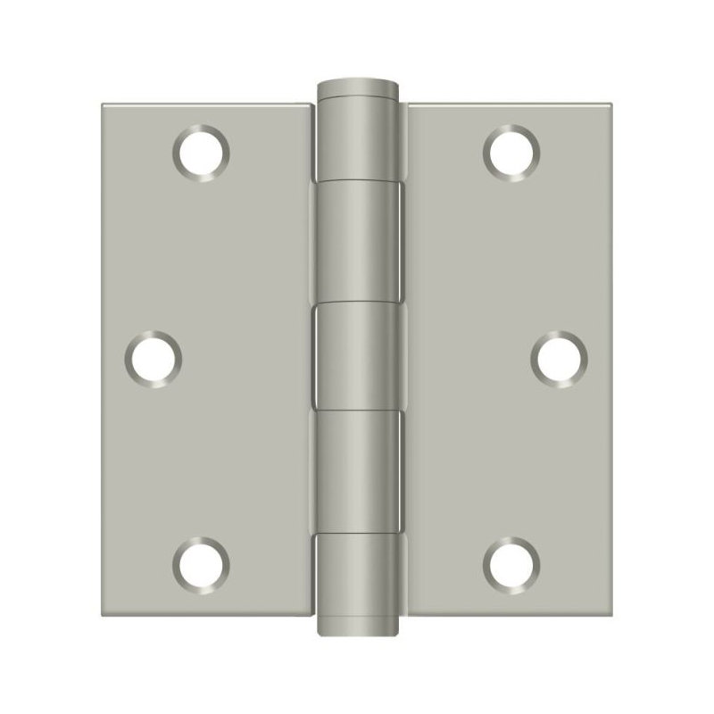 Steel Hinge, Brushed Nickel