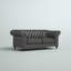 Causeuse Chesterfield 80 po Navas