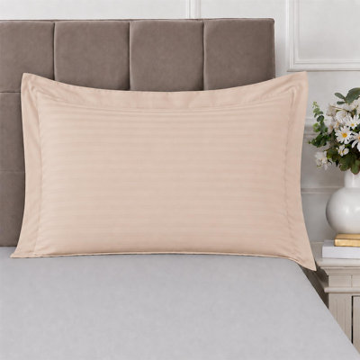 Satin Stripe 100% Cotton 250 Thread Count Oxford Pillow Case