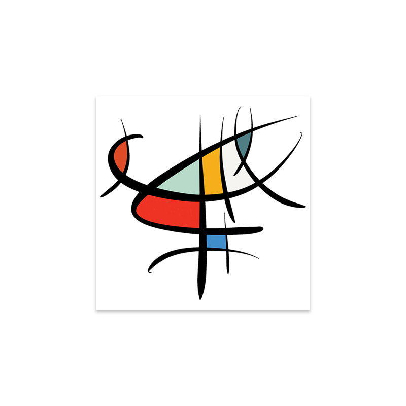 Motif Abstrait 162 parmanuel Signorino - impression sans cadre, H 36 po x l 36 po x P 0,25 po