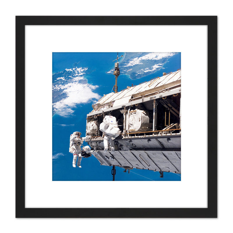 Space NASA STS-116 Spacewalk International Station Photo - Single Picture Frame Print