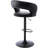 Modern PU Leather Swivel Adjustable Barstool with Hollow Back and Arms, Upholstered Airlift Counter Height Bar Chair for Kitchen Dining-115227955-121522604