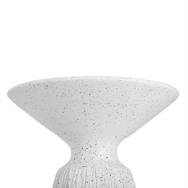 Table d'appoint d'extérieur en marbre texturé MGO