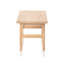Tabouret d'appoint en bois massif de 18 po fabriqué à la main Finesse-280229465