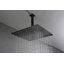 Pomme de douche 16 po noir mat