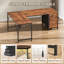 Bureau d'ordinateur en L avec prises de courant et tiroirs de rangement, bureau de jeu réversible pour bureau personnel-925016530-928036556