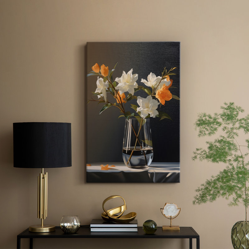Vase élégant II - galerie Cavas sur mesure, H 18 po x l 12 po