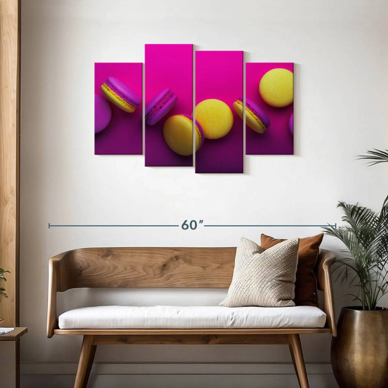 Yarlin Magenta And Yellow Macarons