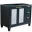 Base de meuble-lavabo simple 42 po avec miroir Schreck-1337062953