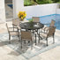 6 - Person 48" Round Patio Dining Set With Stackable Chairs