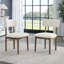 Chaises d'appoint rembourrées en tissu Sherpa