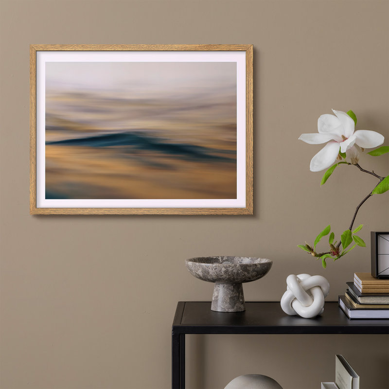Reproduction de paysage encadrée pour la maison, 8 po x 10 po, H 8 po x l 10 po, Naturel