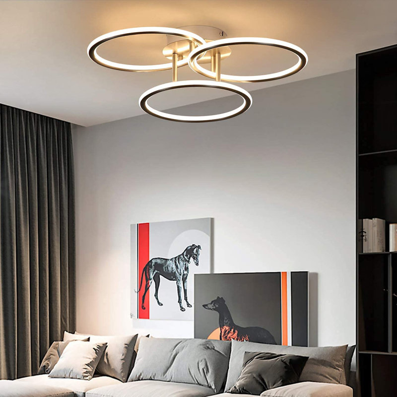 Ivy Bronx 1-Light 44.5cm LED Integrated Flush Mount