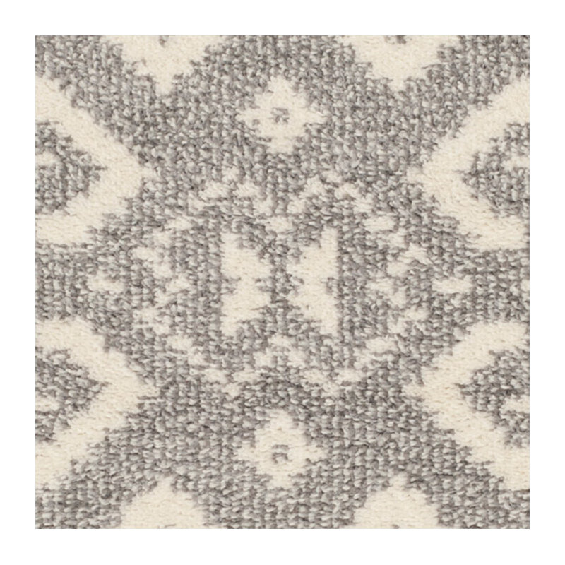 Tapis beige et argent de style sud-ouest Wynn, Tapis de couloir 2 pi 6 po x 10 pi