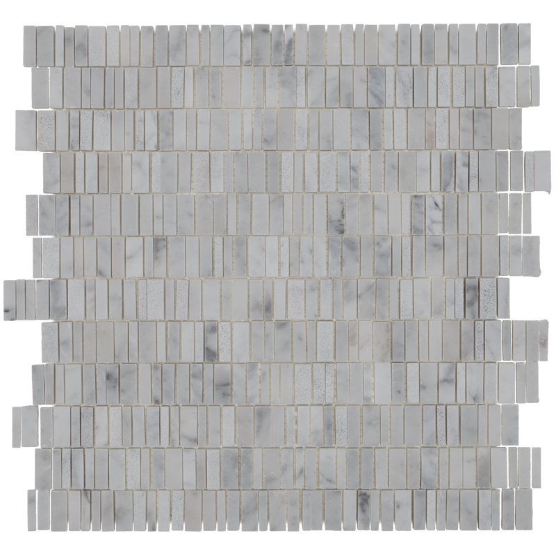 Carreau de mosaïque en pierre naturelle 12 po x 12 po Harrison