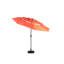 Parasol automatique orange à 3 niveaux de 10 pieds orange pour la piscine, la cour de jardin et la terrasse de la piscine-677034047