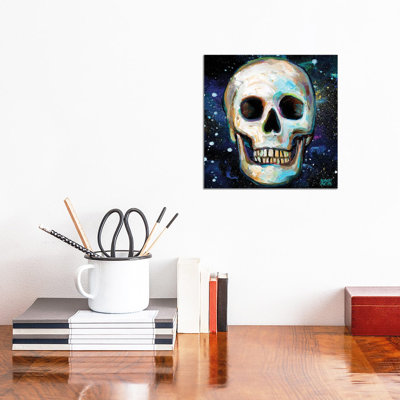 Galactic Skull II by Robert Phelps - Wrapped Canvas Print