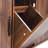 Drop-Leaf Rolling Kitchen Island with Storage & Wheels, Walnut Brown-1991456170