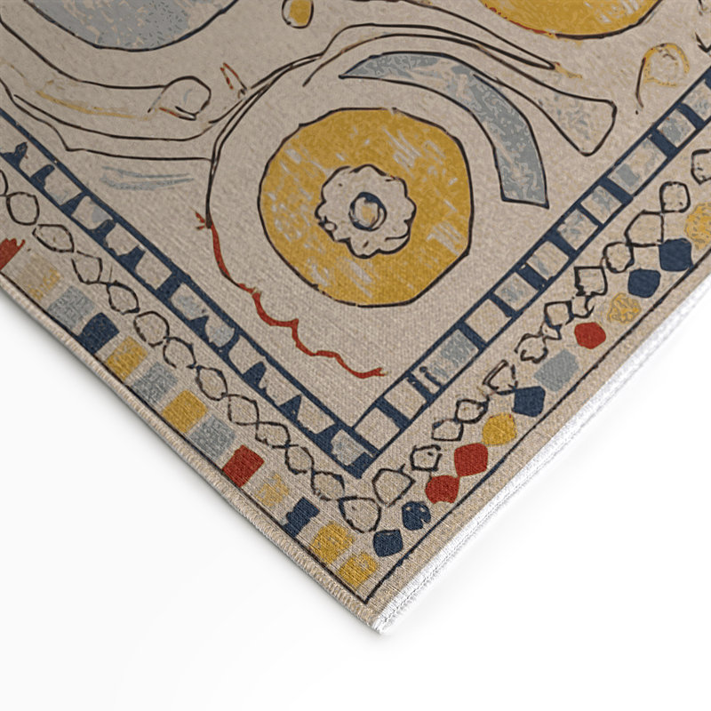 Tapis intérieur et extérieur Quirky Jig, Rectangle 9 pi x 12 pi