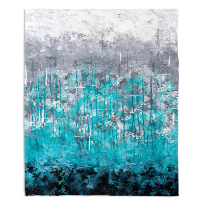  Jeté Dripping Turquoise