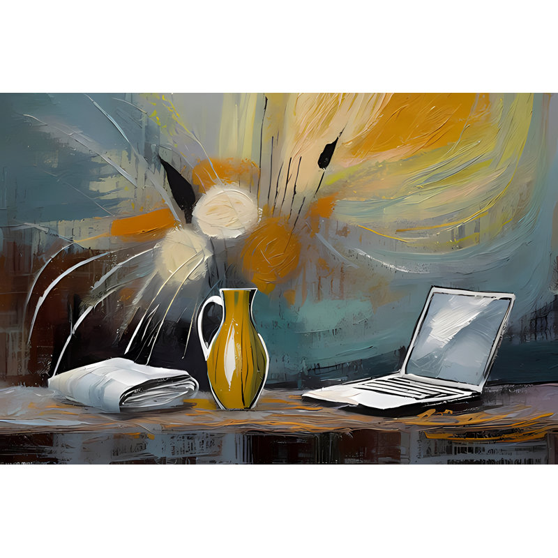 Floral Still Life, 20" H x 30" W