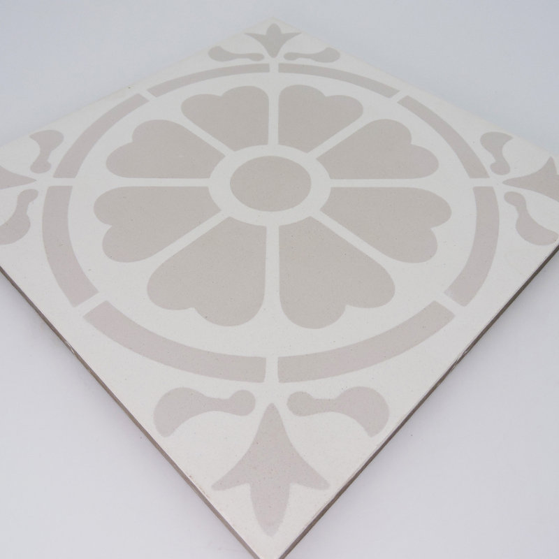 Sintra 8" x 8" Cement/Marble Patterned Wall & Floor Tile