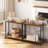 29.1" Console Table with Storage,Behind Sofa Table, Industrial Style, Sturdy and Stable, for Living Room, Entryway, Foyer