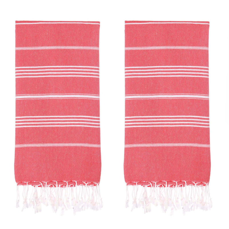 Ensemble de serviettes de plage Dayanara, Red