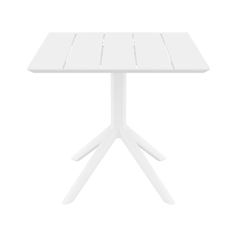 Paris Square Dining Table, White, 29" H x 31.5" W x 31.5" D