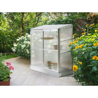 Balcony Greenhouse LECCE Silver 59 cm