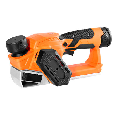 WFX Utility™ Cordless Handheld Planer, 2-1/5-Inch Cut Width, 14500 RPM Electric Hand Wood Planer with 2 Ah 12V Lithium Battery, Brushless Motor, Adjustable Cut Dep