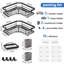 Metrodora Adhesive Stainless Steel Bath Caddy-650093150