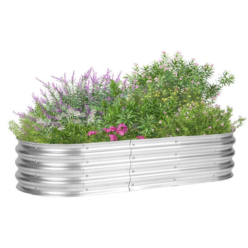 Metal Raised Garden Bed, 30.5 H x 149.4 W x 61cm D