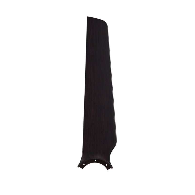 TriAire 52 inch Indoor/Outdoor Ceiling Fan Blade Set of 3 - Black, Black, 1.94" H x 24.64" W x 5.89" D