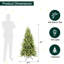 Arbre de Noël mince avec épinette pré-éclairé-112575471