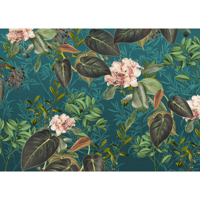 Juta Floral Wall Mural