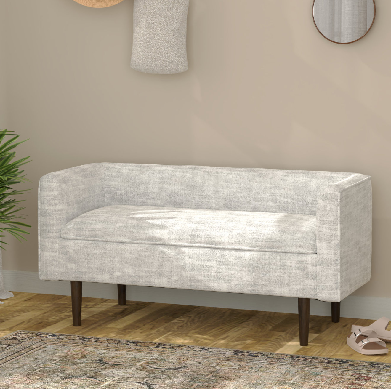 Yasira 52" Storage Ottoman