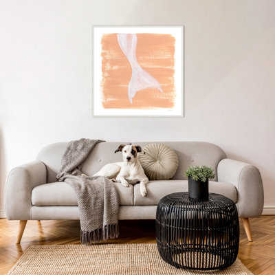 «Soft Sea Mermaid Tail» par Yvette St. Amant, reproduction d'art sur toile encadrée