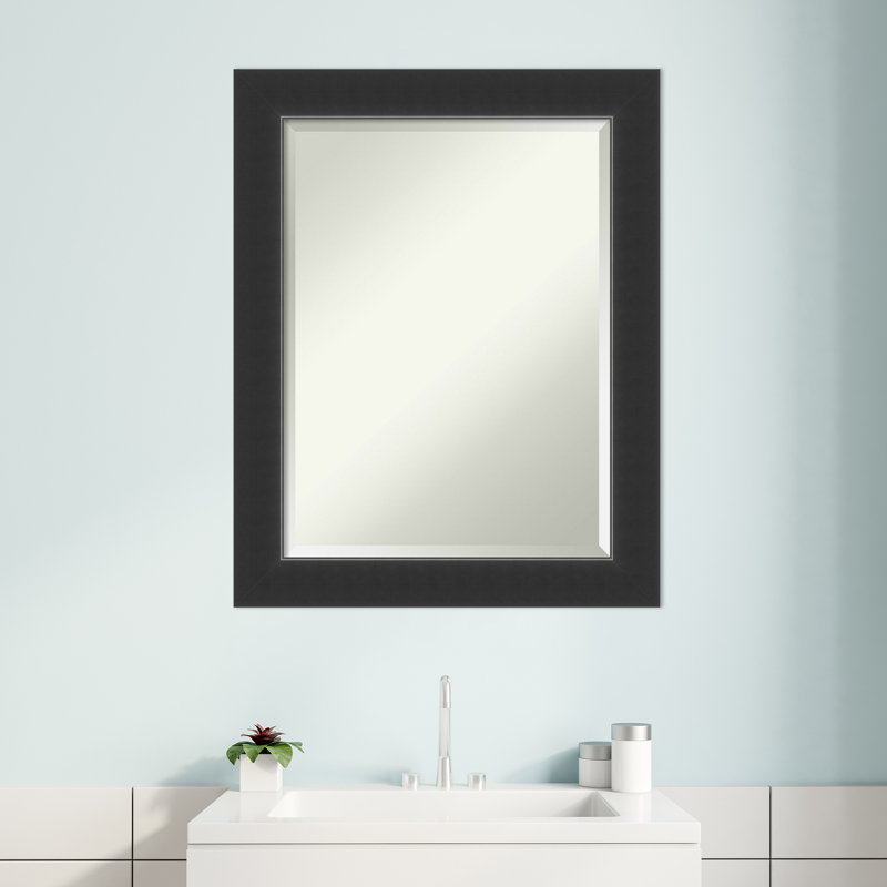 Miroir d'appoint Hatton, Noir, 29 po x 23 po