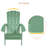 Bucareli Ergonomics Plastic Adirondack Chair-586038975