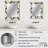 Nomadic Harmony Boho Pattern - Geometric Mirror Wall Decor-1631424452