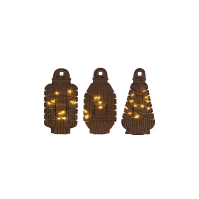 Guirlande lumineuse sur papier