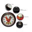 Horloge murale 12 pouces Verner Country
