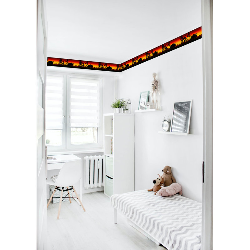 Bordure de papier peint L 15 pi x l 6 po