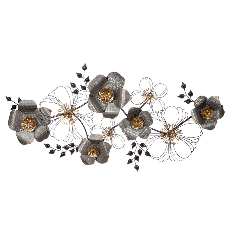 Handmade Plants & Flowers Wall Decor on Metal