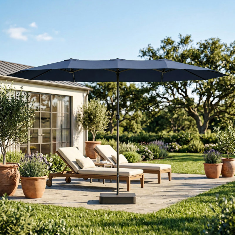 Parasol de patio extérieur 15 pi