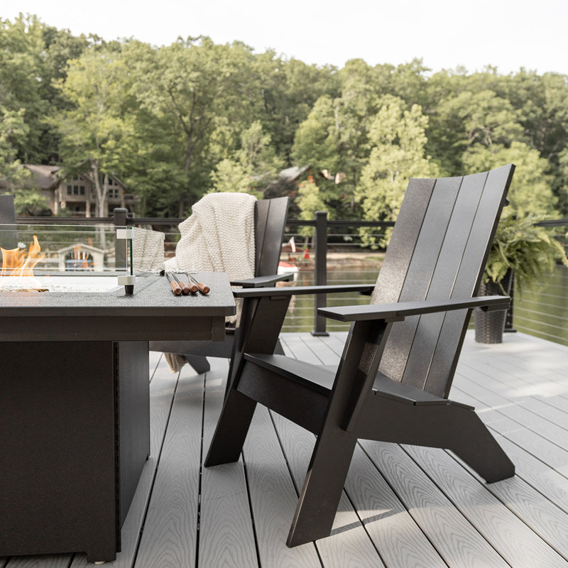 Berlin Gardens Nordic Adirondack Chair, Berry